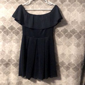 Charlotte Russe - Medium - Navy Blue - Off the shoulder dress